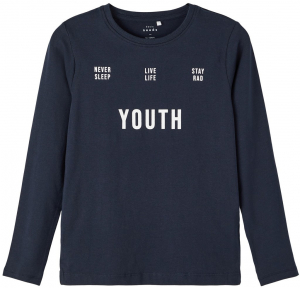 name it Langarm Shirt nkmVUX in dunkelblau YOUTH