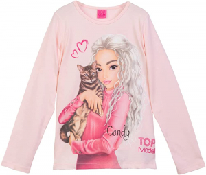 Top Model Langarmshirt mit Candy und Katze 75026 Gr. 164