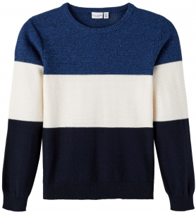 name it Baumwoll Strickpullover nkmVOHAN Nouvean Navy True Blue