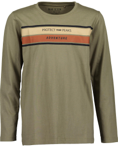 Blue Seven Jungen Langarmshirt Adventures 651648 in grün Gr. 140