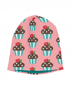 maxomorra gefütterte Beanie Mütze mit Muffins Velour ARTIC MUFFIN