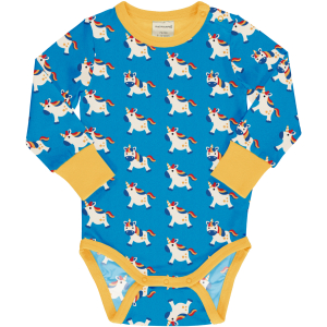 maxomorra Baby Langarm Body TALES UNICORN