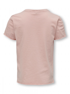 ONLY Kids Mädchen T-Shirt Kurzarm kogLUCY Tiger Rose Smoke Gr. 134/140