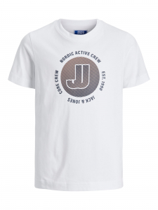 Jack&Jones Jungen Kurzarmshirt Shirt jCOARC in weiß