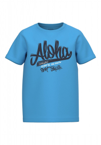 name it Jungen Kurzarmshirt Shirt nkmVUX All Aboard Gr., 122/128