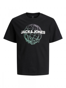 Jack&Jones Kurzarmshirt Logo jcoDIGITALI Black