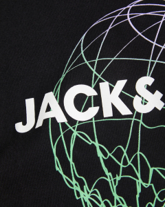 Jack&Jones Kurzarmshirt Logo jcoDIGITALI Black