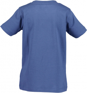 Blue Seven Kurzarm Shirt mit Wechsel Pailletten Tiger in blau