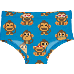 maxomorra Mädchen Unterhose mit Affen Hipster Party Monkey