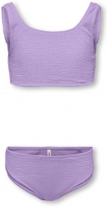 Only Kids Bikini gerippt Purple Rose kogAMANDA UV 50+