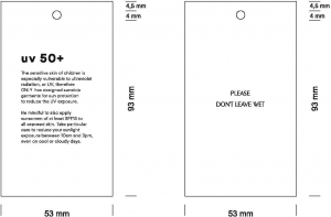 Only Kids Sport Bikini Set in blau kogMARIE UV 50+