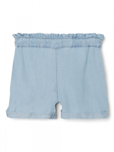 name it Mädchen Shorts aus Lyocell Light Blue Denim nkfBELLA