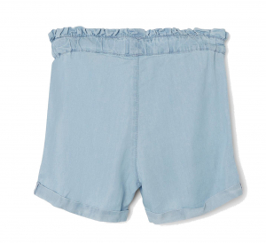 name it Mädchen Shorts aus Lyocell Light Blue Denim nkfBELLA