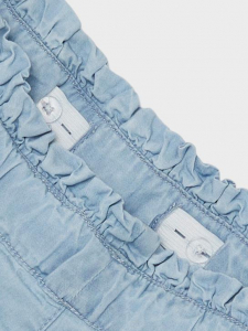 name it Mädchen Shorts aus Lyocell Light Blue Denim nkfBELLA