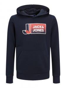 Jack & Jones Kapuzenpulli Sweat Hoodie Jcologan Navy Blazer