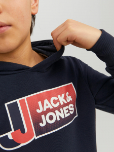 Jack & Jones Kapuzenpulli Sweat Hoodie Jcologan Navy Blazer