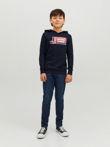 Jack & Jones Kapuzenpulli Sweat Hoodie Jcologan Navy Blazer