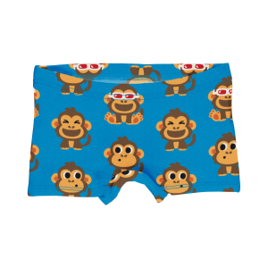 Maxomorra Mädchen Unterhose mit Affen Briefs Boxer Party Monkey