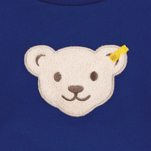 Steiff Sweatshirt mit Quietsche Bär Sodalite Blue 6101