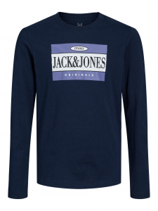 Jack&Jones Langarmshirt JORARTHUR dunkelblau