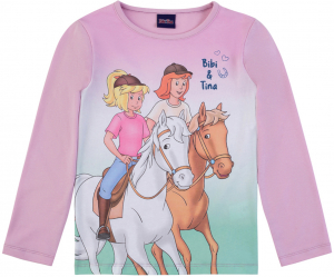 Bibi & Tina Langarmshirt in rosa 82401