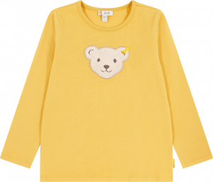 Steiff Kinder Langarmshirt mit Quietsche Bär 2040 gelb Gr. 116