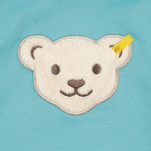 Steiff Kapuzenpulli mit Quietsche Bär Hoodie 6104 in hellblau