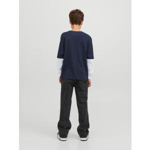 Jack&Jones Jungen Langarmshirt jorTRIBECA in dunkelblau Gr. 140