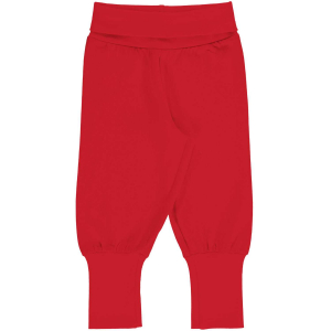 maxomorra einfarbige Schlupf Hose Pant Waist Solid Ruby