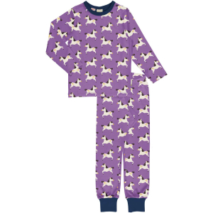maxomorra Mädchen Schlafanzug mit Pferden Pyjama HORSE