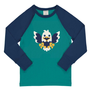 maxomorra Jungen Langarmshirt Adler Top LS Raglan EAGLE