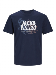 Jack&Jones Kurzarmshirt jcoMAP Navy Blazer