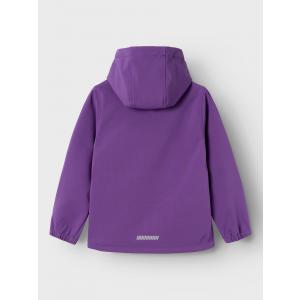 name it Softshell Regenjacke nkmMALFA Plum