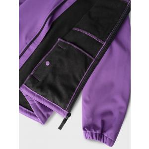 name it Softshell Regenjacke nkmMALFA Plum