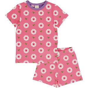 maxomorra kurzer Schlafanzug mit Blumen Pyjama Set Short Flowers