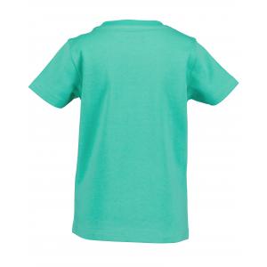 BLUE SEVEN Kurzarm Shirt 802327 in grün mit Tiger