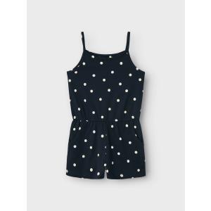 name it kurzer Jumpsuit Overall nkfVIGGA mit Pünktchen Dark Sapphire