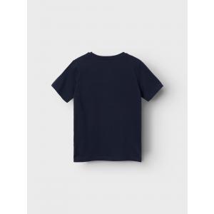 name it Sommer T- Shirt kurzarm mit Skelett nkmFEUNE dark sapphire