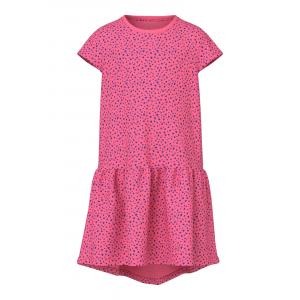 name it Sommerkleid Kurzarm nkfVIGGA Capsl Pink mit Herzen