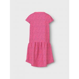 name it Sommerkleid Kurzarm nkfVIGGA Capsl Pink mit Herzen