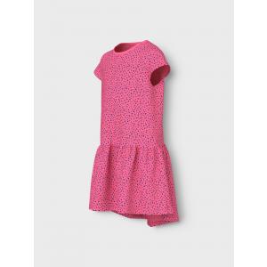 name it Sommerkleid Kurzarm nkfVIGGA Capsl Pink mit Herzen