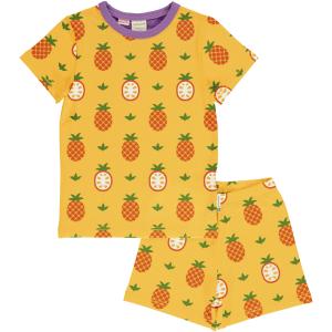 maxomorra kurzer Schlafanzug Ananas Pyjama Set Short Pineapple