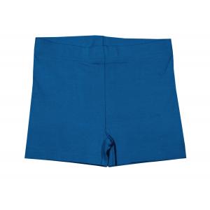 maxomorra Radlerhose einfarbige enges Shorts Micro Solid Blue