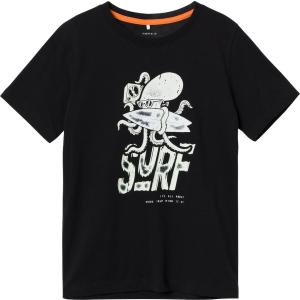 name it Kurzarm Shirt Farbwechsel bei Sonnenschein nkmZASUN in schwarz