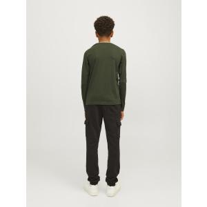 Jack&Jones Jungen Langarmshirt jjeLOGO kombu green Gr. 128