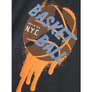 name it Jungen Kurzarmshirt Shirt nkmVICTOR Basket India Ink