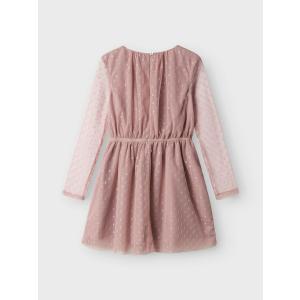 name it festliches Tüllkleid mit Pünktchen nkfVABOS Deaville Mauve