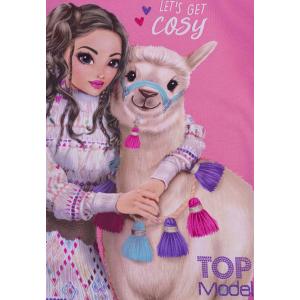 Top Model Mädchen Langarmshirt mit Talita & Lama Cosy 75022 in rosa