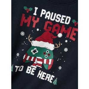 name it Sweatshirt Weihnachtspulli nkmVISMAS dunkelblau