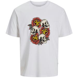 Jack&Jones Jungen Kurzarmshirt Shirt jorANATOMY Skull weiß